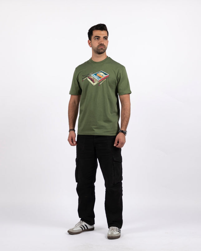Farha Visit Palestine | Basic Cut T-shirt - Graphic T-Shirt - Unisex - Jobedu Jordan