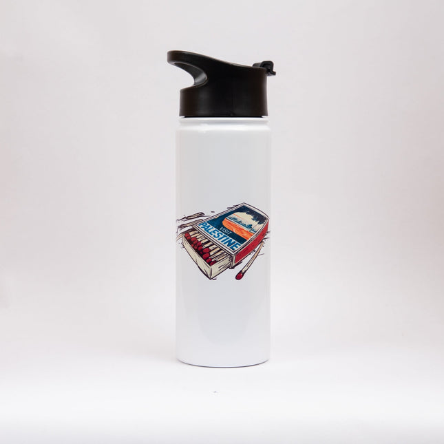 Farha Visit Palestine | Sublimation Water Bottle - Accessories - Sublimation Water Bottle - Jobedu Jordan