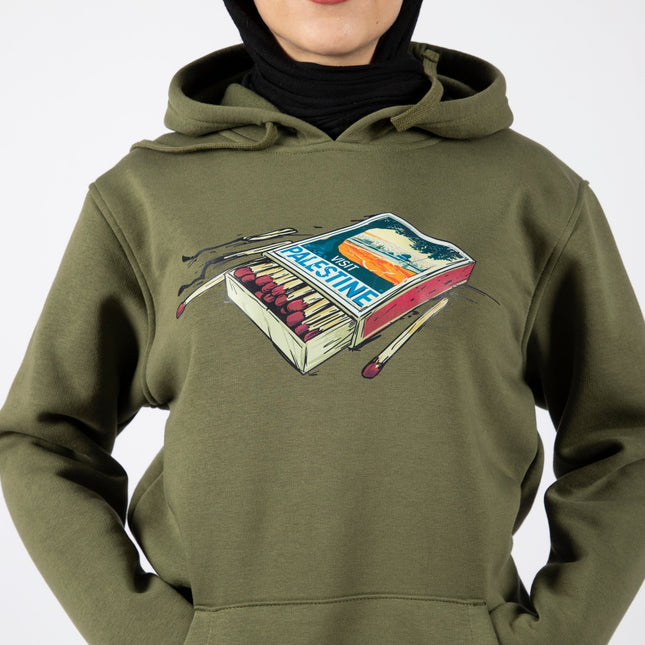 Farha Visit Palestine | Unisex Adult Hoodie - Graphic Hoodie - Unisex - Jobedu Jordan