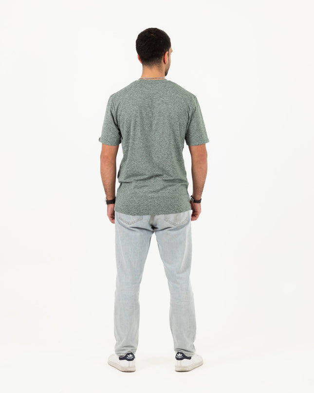 Flag Stone Heather | T-shirt Unisex Self - Rib - T-shirt Unisex Self - Rib - Jobedu Jordan