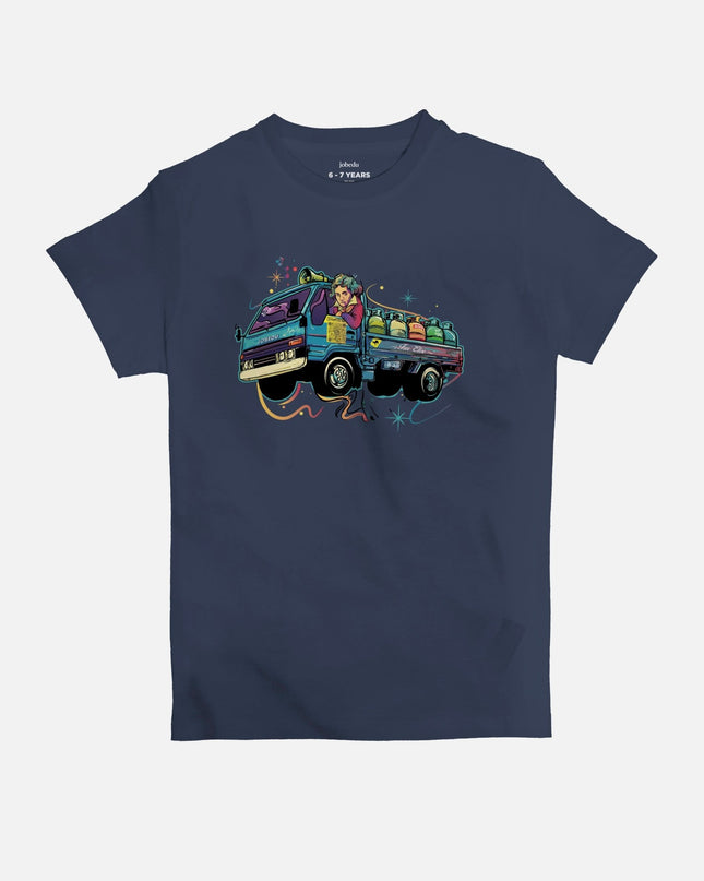 Gaz Truck | Kid's Basic Cut T-shirt - Graphic T-Shirt - Kids - Jobedu Jordan