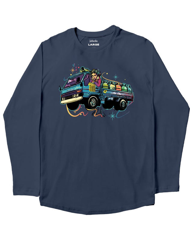 Gaz Truck | Premium T-shirt Unisex Longsleeve Basic Cut - Premium T-shirt Unisex Longsleeve Basic Cut - Jobedu Jordan