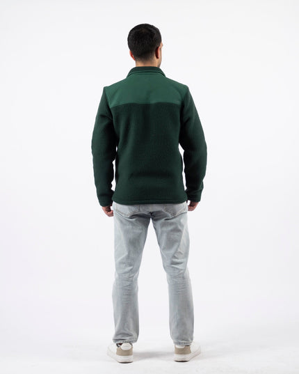 Green | Unisex Premium Superbasic Windwall Sherpa Jacket - Unisex Superbasic Windwall Sherpa Jacket - Jobedu Jordan