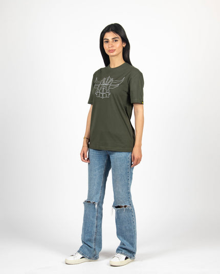 Grendizer Outline | Basic Cut T-shirt - Graphic T-Shirt - Unisex - Jobedu Jordan