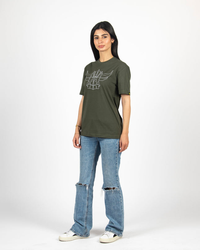Grendizer Outline | Basic Cut T-shirt - Graphic T-Shirt - Unisex - Jobedu Jordan