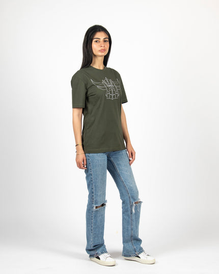 Grendizer Outline | Basic Cut T-shirt - Graphic T-Shirt - Unisex - Jobedu Jordan
