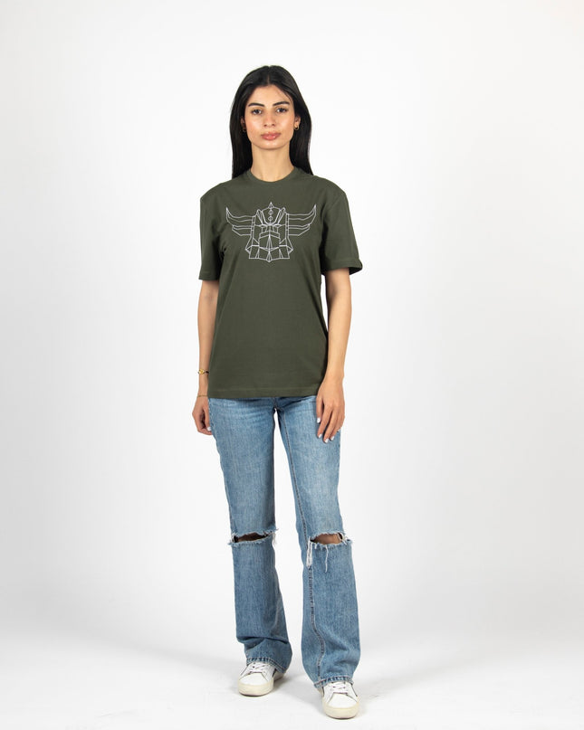 Grendizer Outline | Basic Cut T-shirt - Graphic T-Shirt - Unisex - Jobedu Jordan
