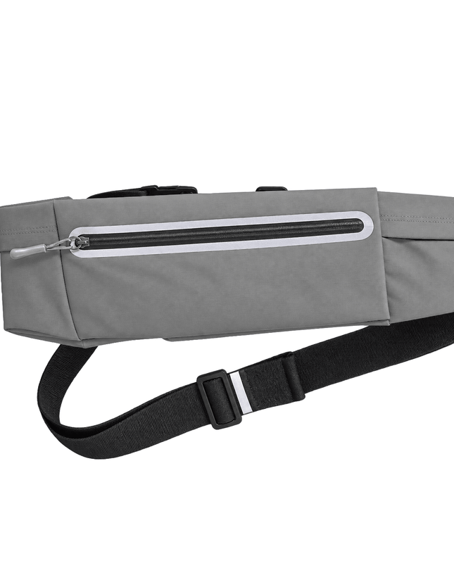 Grey | Gym Fany Bag With A Buckle - Accessories - Gym Fany Bag - Jobedu Jordan