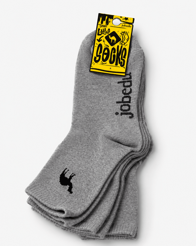 Grey Socks | Regular - Socks - Jobedu Jordan