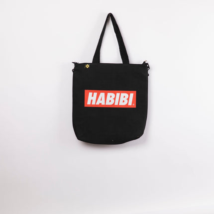 Habibi simple | Black Totebag Black Hanged - Accessories - Totebag Hanged - Jobedu Jordan