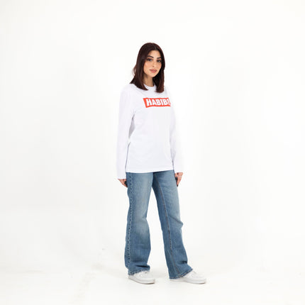 Habibi Simple | Premium T-shirt Unisex Longsleeve Basic Cut - Premium T-shirt Unisex Longsleeve Basic Cut - Jobedu Jordan