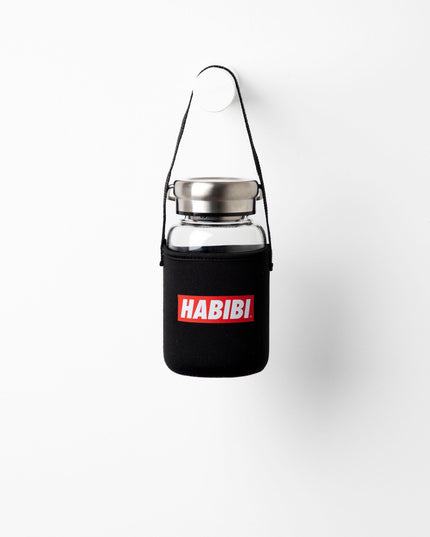 Habibi Simple | Premium Water Bottle with Sleeve & Hangers - Accessories - Premium Water Bottle with Sleeve & Hangers - Jobedu Jordan