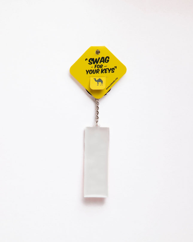 Habibi Simple | Rubber Keychain - Accessories - Rubber Keychain - Jobedu Jordan