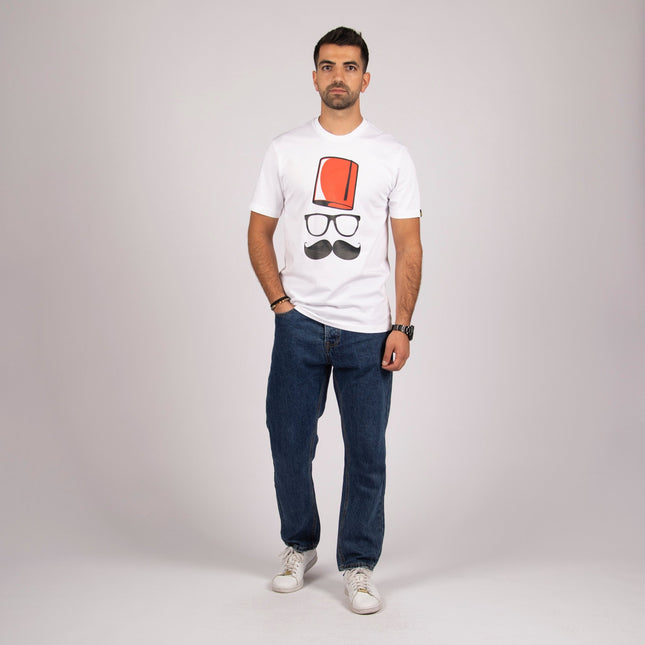 Hipster Basha | Premium SuperBasic Ghraphic T-Shirt - Premium Super Basic Cut T-Shirt - Unisex - Jobedu Jordan