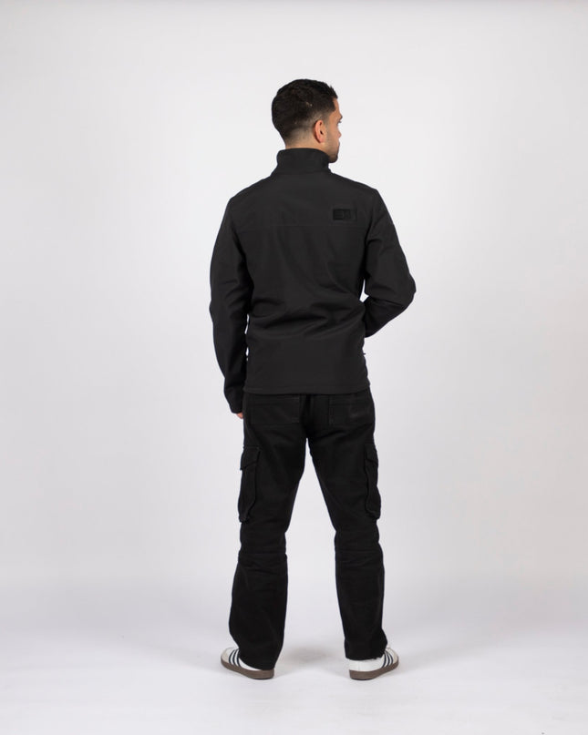 HKJ | Men's Premium Windwall Black Edition Jacket - Premium Men's Windwall Black Edition Jacket - Jobedu Jordan