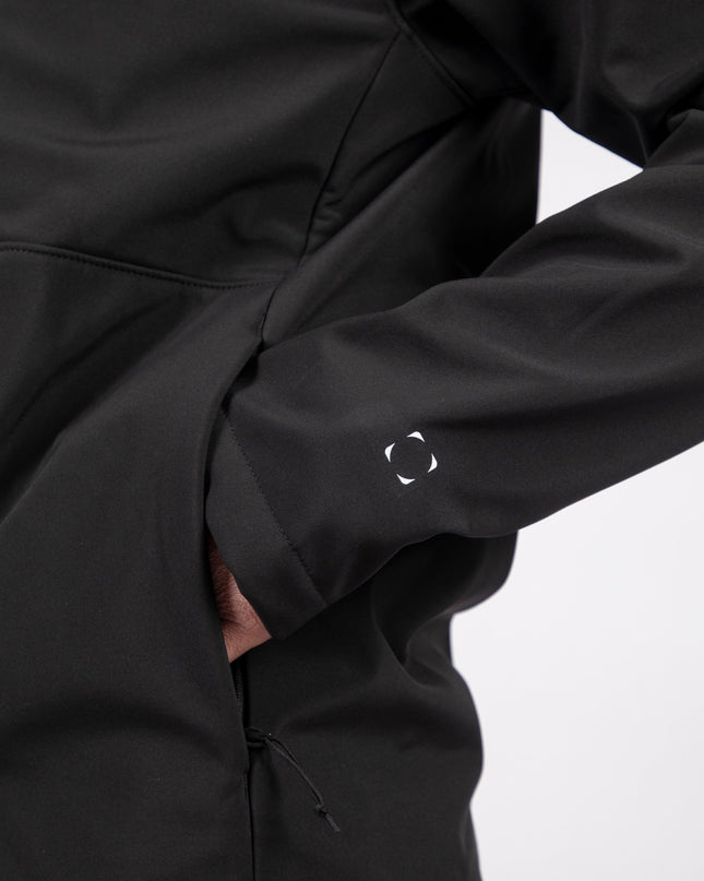 HKJ | Men's Premium Windwall Black Edition Jacket - Premium Men's Windwall Black Edition Jacket - Jobedu Jordan