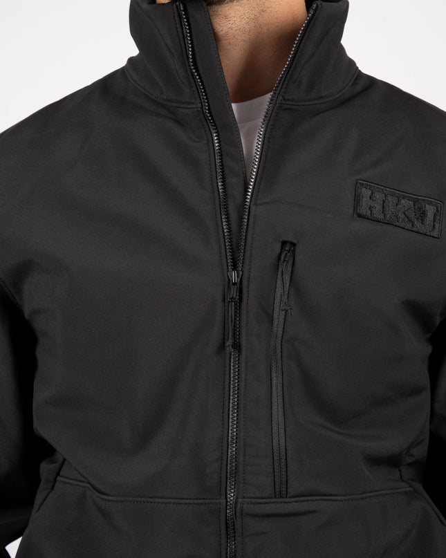 HKJ | Men's Premium Windwall Black Edition Jacket - Premium Men's Windwall Black Edition Jacket - Jobedu Jordan