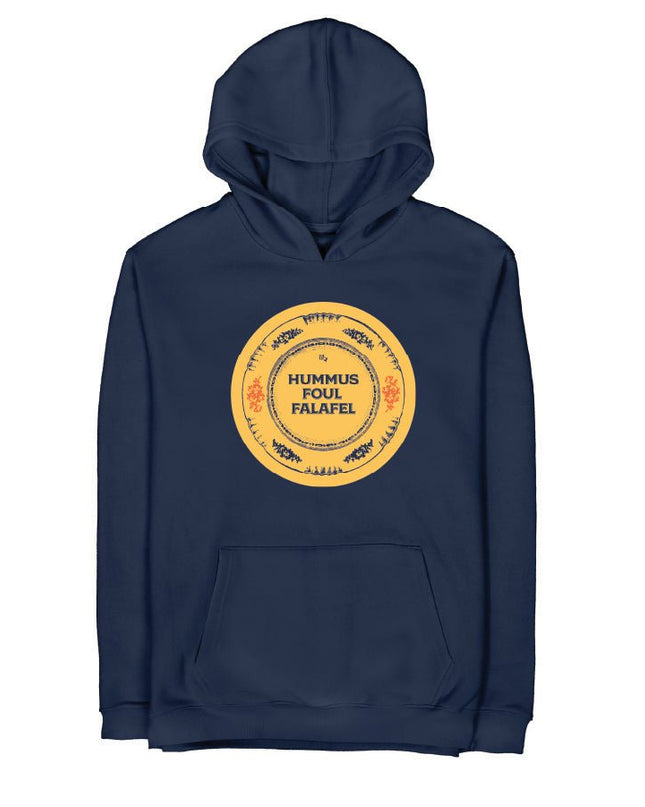 Hummus Foul Falafel | Graphic Premium Hoodies - Graphic SuperBasic Premium Hoodies - Jobedu Jordan
