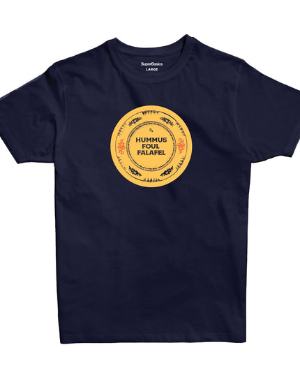 Hummus Foul Falafel | Premium SuperBasic Ghraphic T-Shirt - Premium Super Basic Cut T-Shirt - Unisex - Jobedu Jordan