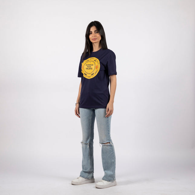 Hummus Foul Falafel | Premium SuperBasic Ghraphic T-Shirt - Premium Super Basic Cut T-Shirt - Unisex - Jobedu Jordan