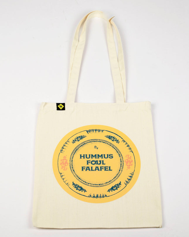 Hummus Foul Falafel | Tote Bag - Accessories - Tote Bags - Jobedu Jordan