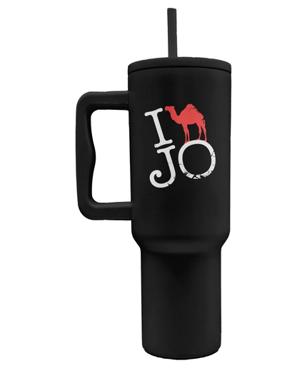 I Camel Jo | Premium Straw Water Bottle - Accessories - Premium Straw Water Bottle - Jobedu Jordan