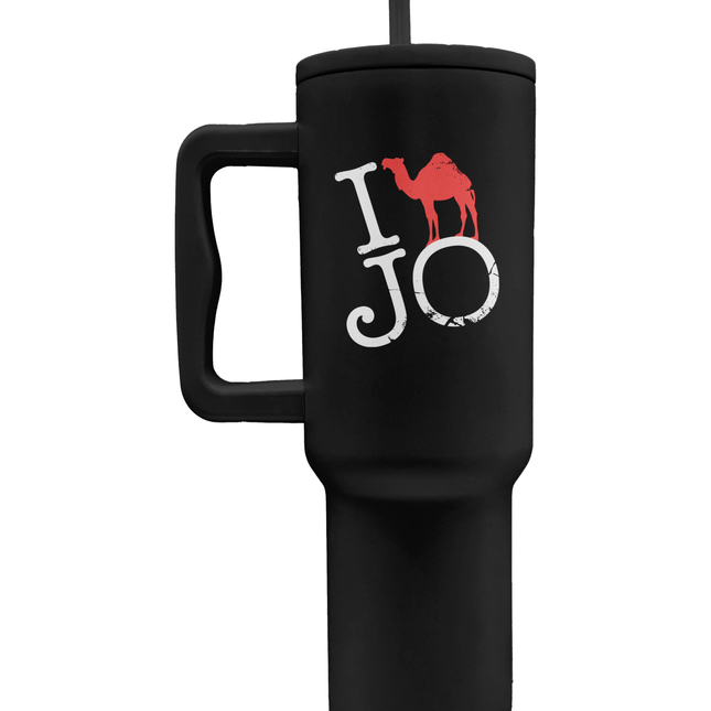 I Camel Jo | Premium Straw Water Bottle - Accessories - Premium Straw Water Bottle - Jobedu Jordan