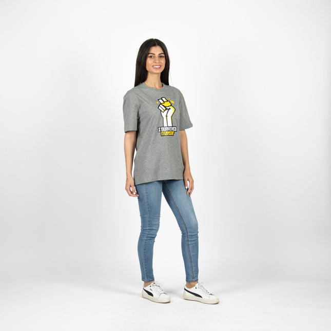 I Survived Mansaf | Basic Cut T-shirt - Graphic T-Shirt - Unisex - Jobedu Jordan