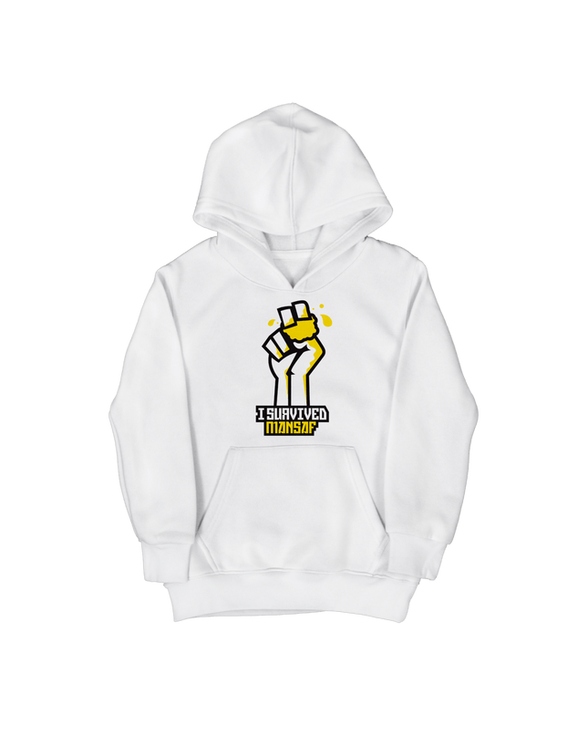 I Survived Mansaf | Kid's Hoodie - Graphic Hoodie - Kids - Jobedu Jordan