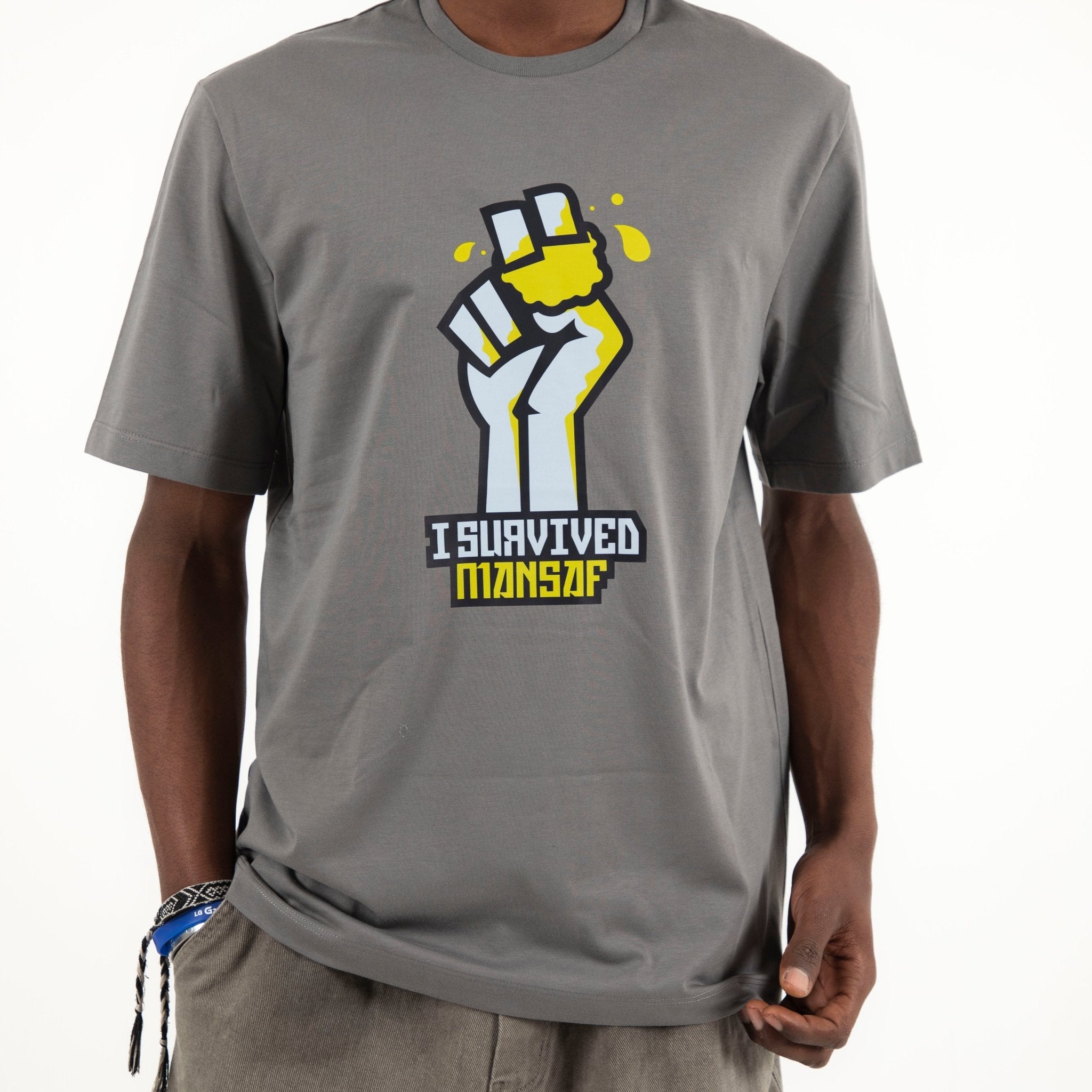 I Survived Mansaf | Premium SuperBasic Ghraphic T-Shirt I Survived Mansaf | Premium SuperBasic Ghraphic T-Shirt