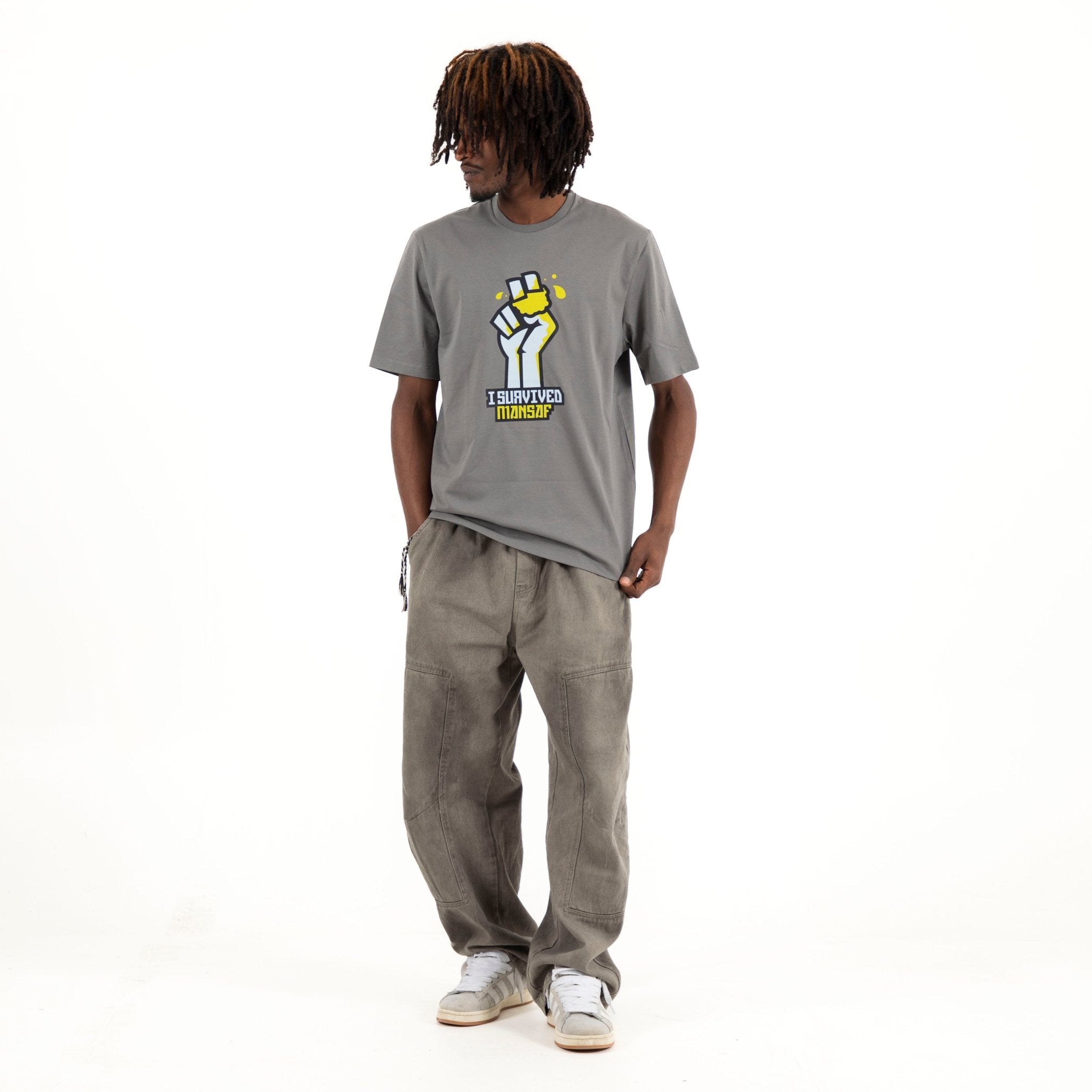 I Survived Mansaf | Premium SuperBasic Ghraphic T-Shirt I Survived Mansaf | Premium SuperBasic Ghraphic T-Shirt