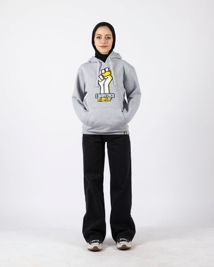 I Survived Mansaf | Unisex Adult Hoodie - Graphic Hoodie - Unisex - Jobedu Jordan