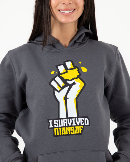 I Survived Mansaf | Unisex Adult Hoodie - Graphic Hoodie - Unisex - Jobedu Jordan