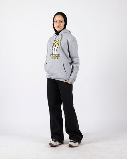 I Survived Mansaf | Unisex Adult Hoodie - Graphic Hoodie - Unisex - Jobedu Jordan