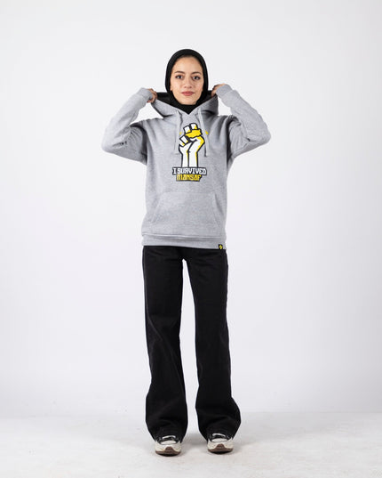 I Survived Mansaf | Unisex Adult Hoodie - Graphic Hoodie - Unisex - Jobedu Jordan
