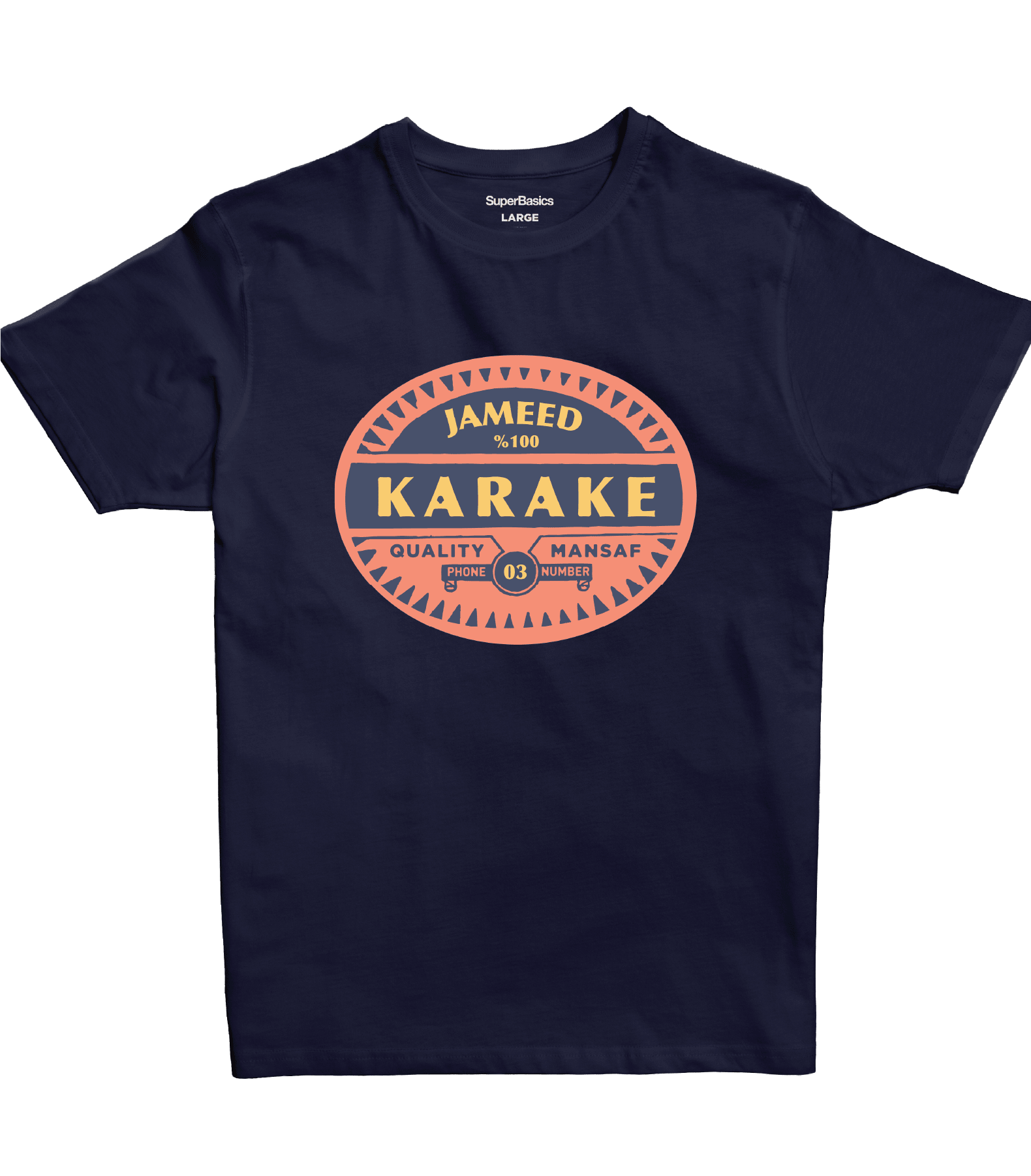 Jameed Karake | Premium SuperBasic Ghraphic T-Shirt