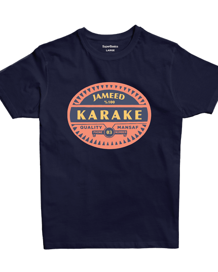 Jameed Karake | Premium SuperBasic Ghraphic T-Shirt - Premium Super Basic Cut T-Shirt - Unisex - Jobedu Jordan