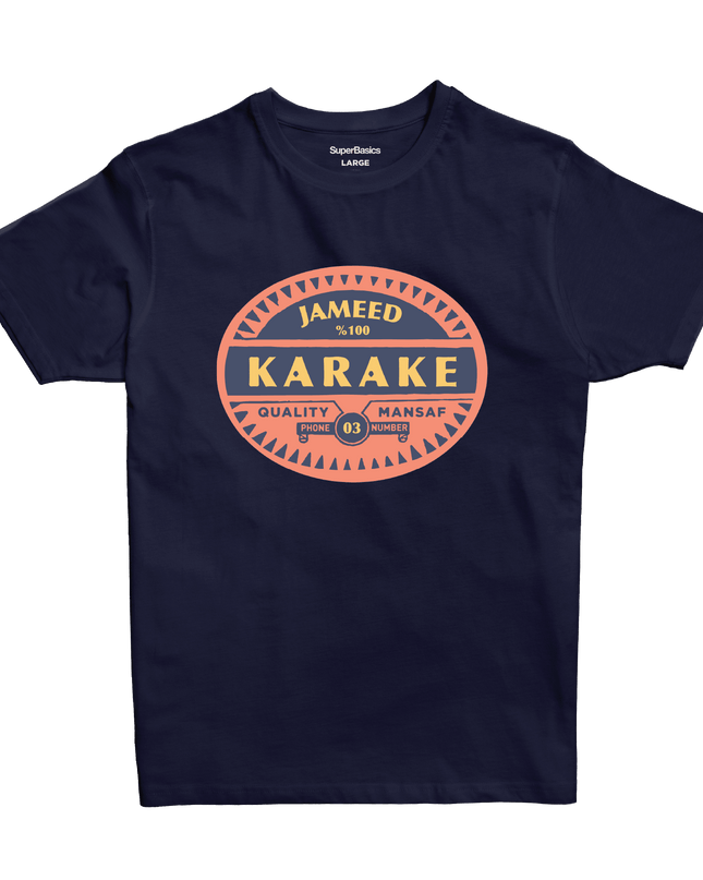 Jameed Karake | Premium SuperBasic Ghraphic T-Shirt - Premium Super Basic Cut T-Shirt - Unisex - Jobedu Jordan