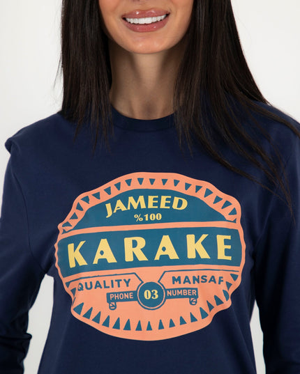 Jameed Karake | Premium T-shirt Unisex Longsleeve Basic Cut - Premium T-shirt Unisex Longsleeve Basic Cut - Jobedu Jordan