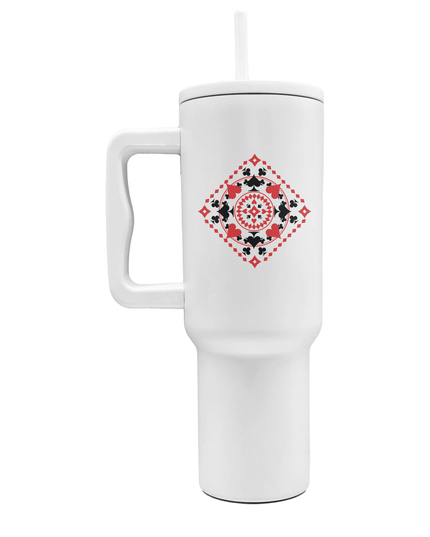 Jawaker Pattern | Premium Straw Water Bottle - Accessories - Premium Straw Water Bottle - Jobedu Jordan