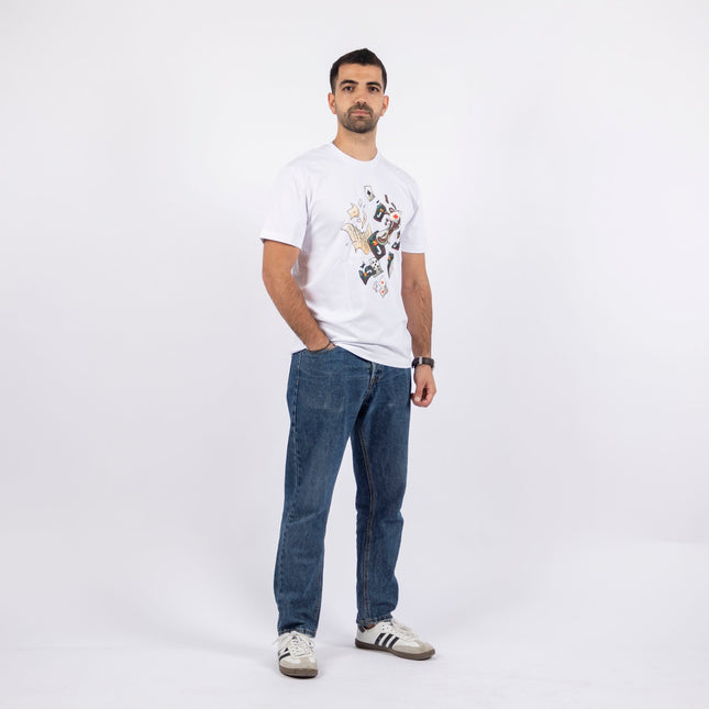 Jawaker Tarneeb | Basic Cut T-shirt - Graphic T-Shirt - Unisex - Jobedu Jordan