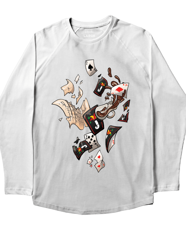Jawaker Tarneeb | Premium T-shirt Unisex Longsleeve Basic Cut - Premium T-shirt Unisex Longsleeve Basic Cut - Jobedu Jordan