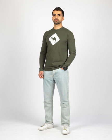 Jobedu Camel Crossing | Adult Graphic Longsleeve Tshirt - Adult Graphic Longsleeve Tshirt - Jobedu Jordan