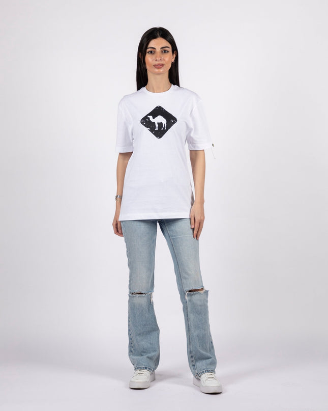 Jobedu Camel Crossing | Basic Cut T-shirt - Graphic T-Shirt - Unisex - Jobedu Jordan