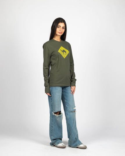 Jobedu Camel Crossing Calligraphy | Adult Graphic Longsleeve Tshirt - Adult Graphic Longsleeve Tshirt - Jobedu Jordan