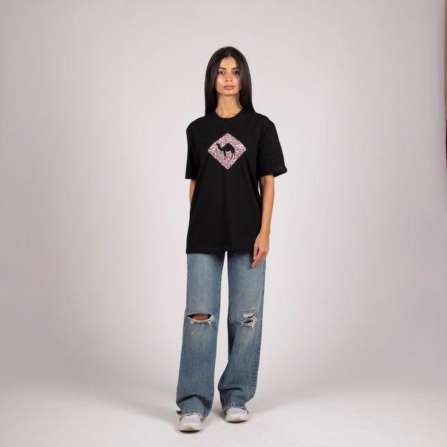 Jobedu Camel Crossing Calligraphy | Basic Cut T-shirt - Graphic T-Shirt - Unisex - Jobedu Jordan