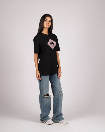 Jobedu Camel Crossing Calligraphy | Premium SuperBasic Ghraphic T-Shirt - Premium Super Basic Cut T-Shirt - Unisex - Jobedu Jordan