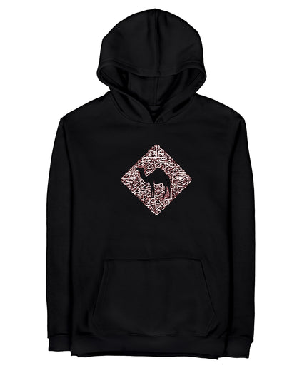 Jobedu Camel Crossing Calligraphy | Unisex Adult Hoodie - Graphic Hoodie - Unisex - Jobedu Jordan