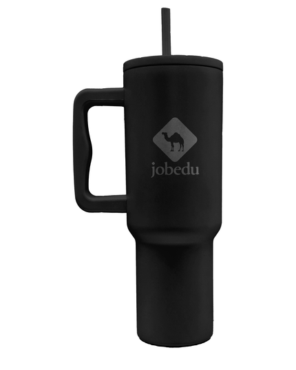jobedu Camel Crossing Icon | Premium Straw Water Bottle - Accessories - Premium Straw Water Bottle - Jobedu Jordan
