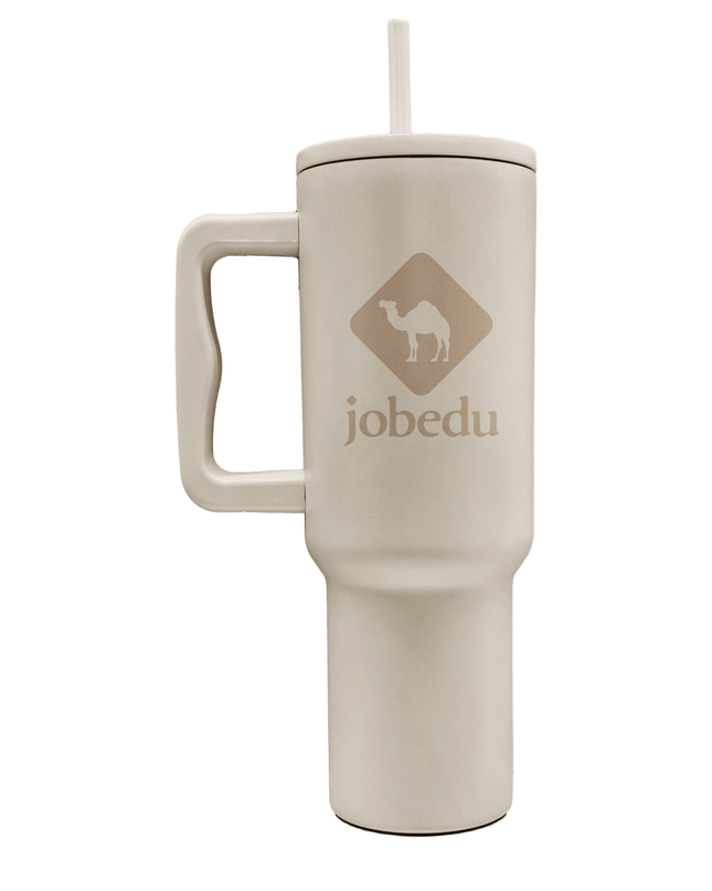 jobedu Camel Crossing Icon | Premium Straw Water Bottle - Accessories - Premium Straw Water Bottle - Jobedu Jordan